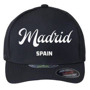 Madrid Spain Flexfit Unipanel Trucker Cap