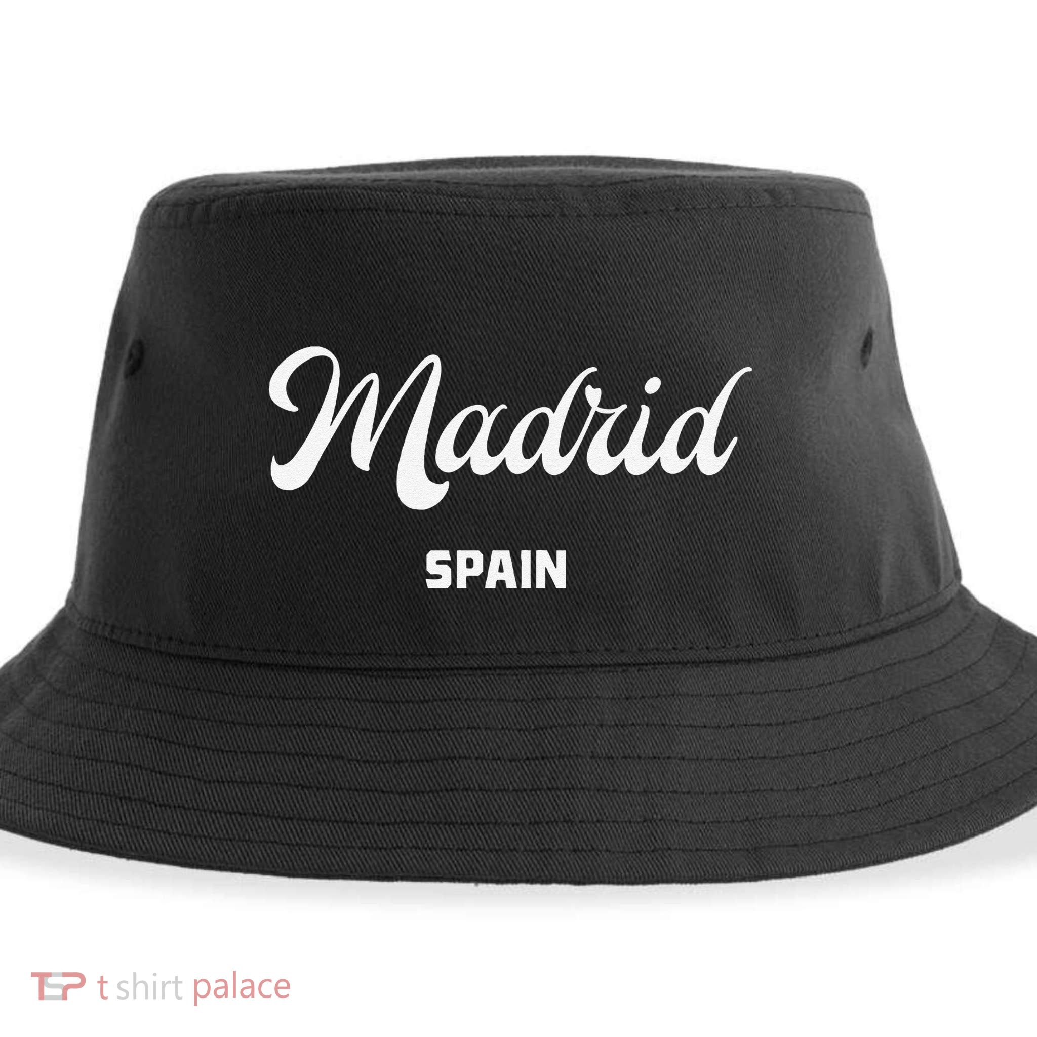Madrid Spain Sustainable Bucket Hat