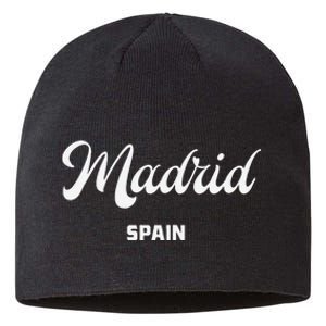 Madrid Spain Sustainable Beanie