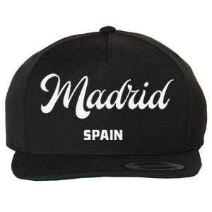 Madrid Spain Wool Snapback Cap