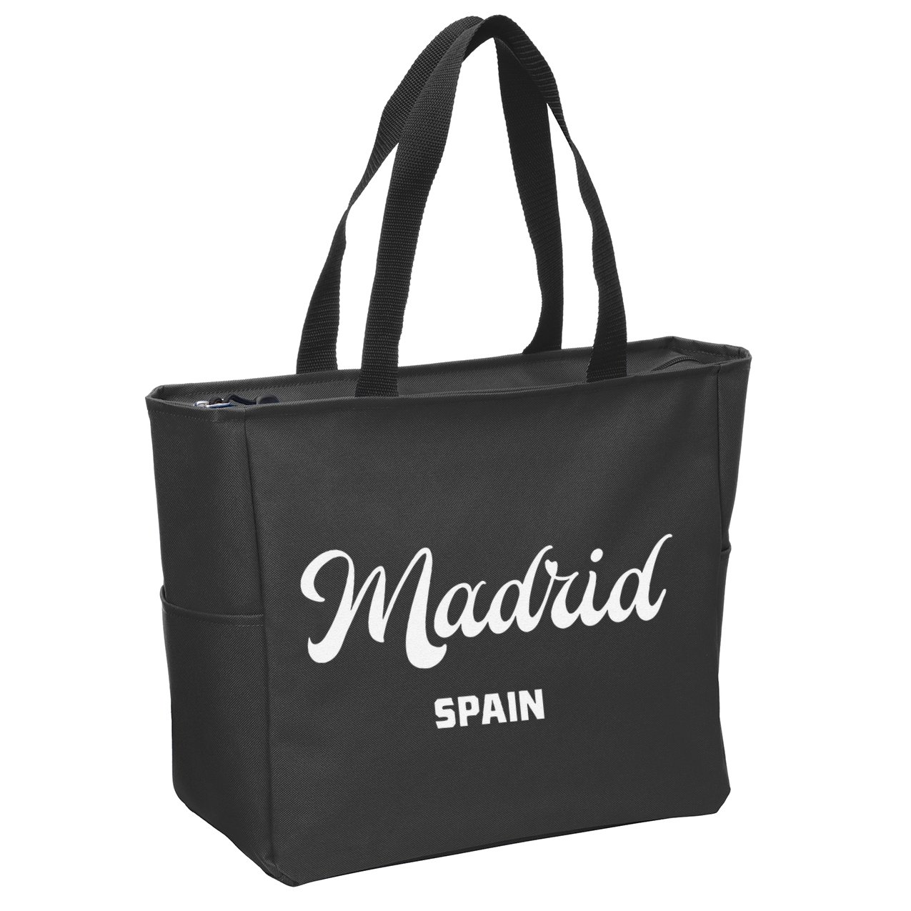 Madrid Spain Zip Tote Bag