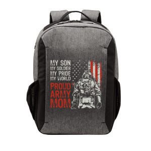 My Son My Soldier Hero Proud Army Mom US Military Mother Vector Backpack