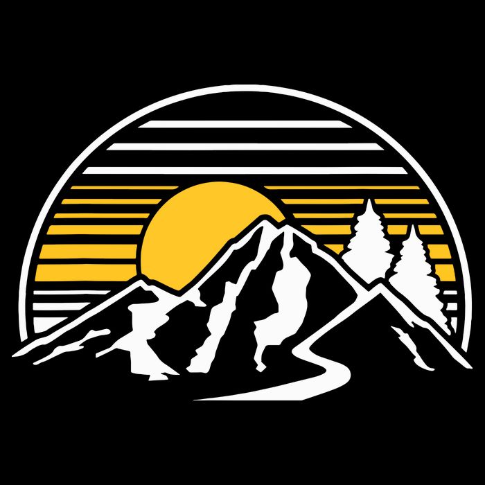 Mountains Sun Cooling Performance Crew T-Shirt