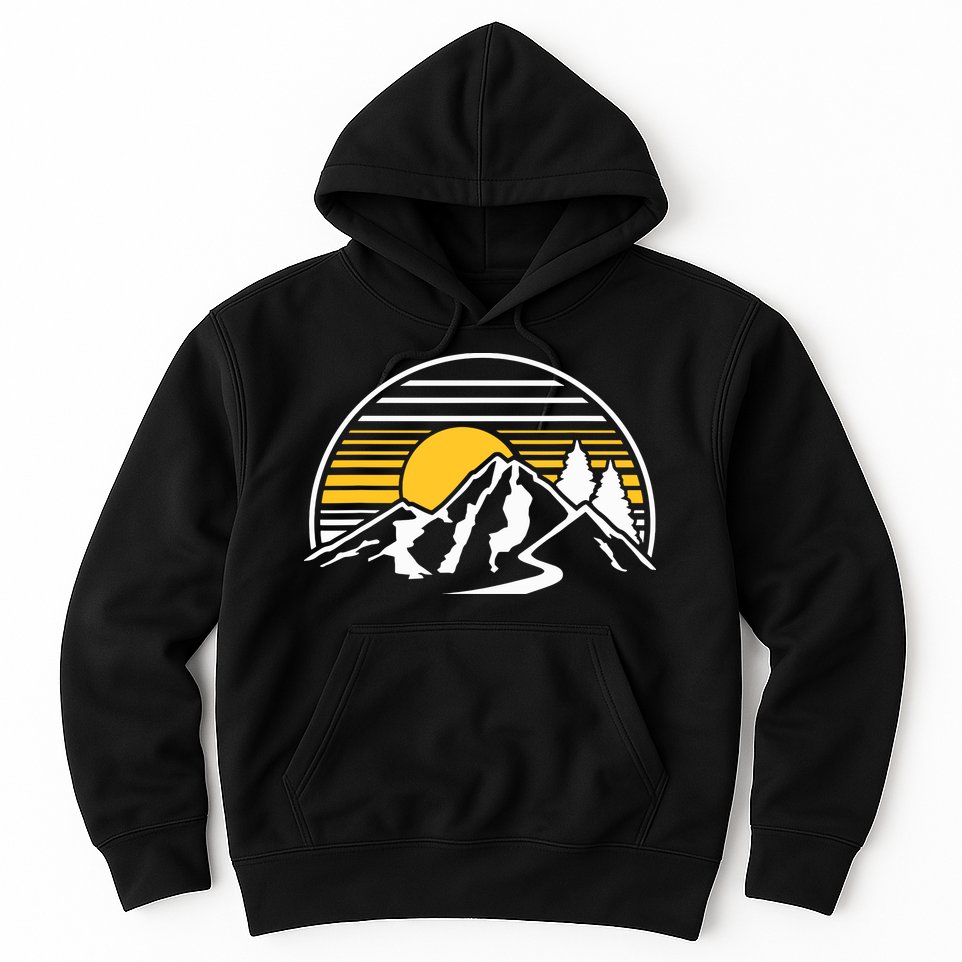 Mountains Sun Hoodie