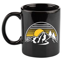 Mountains Sun 11oz C Handle Ceramic Mug