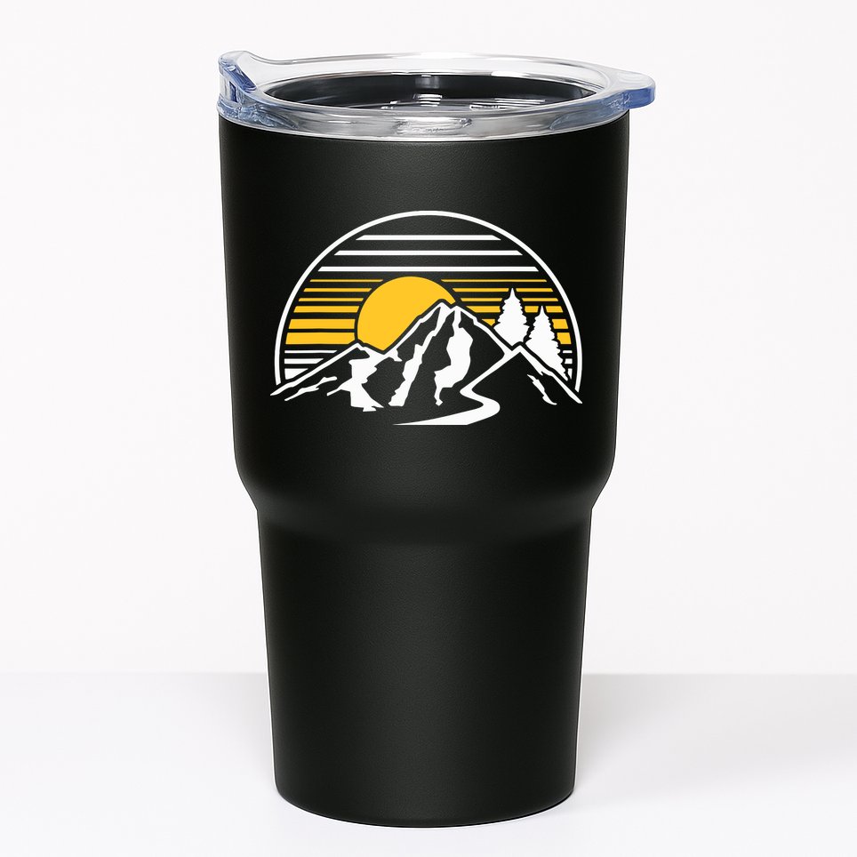 Mountains Sun Tumbler