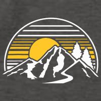 Mountains Sun Vector Backpack