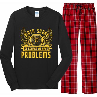 Math Squad Math Nerd Math Lovers Gift Math Teacher Gift Cute Gift Long Sleeve Pajama Set