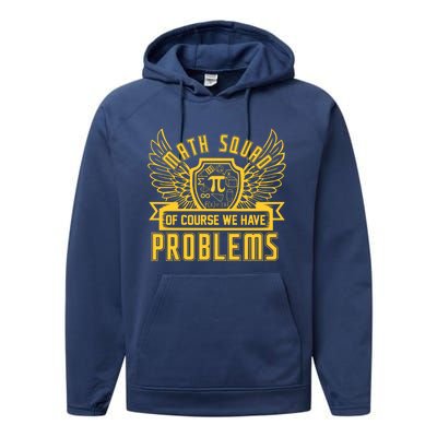 Math Squad Math Nerd Math Lovers Gift Math Teacher Gift Cute Gift Performance Fleece Hoodie