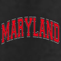Maryland State Md Red Text Cool Comfort Performance Bucket Hat
