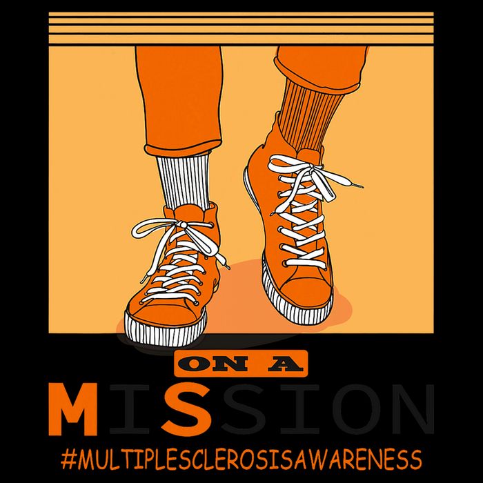 Multiple Sclerosis Ms Awareness Walk On Mission 16oz Travel Tumbler