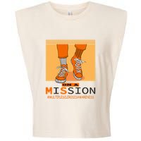 Multiple Sclerosis Ms Awareness Walk On Mission Garment-Dyed Women's Muscle Tee