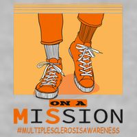 Multiple Sclerosis Ms Awareness Walk On Mission Ladies PosiCharge Tri-Blend Wicking Tank