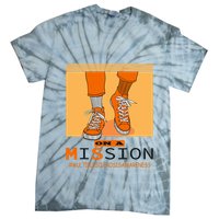 Multiple Sclerosis Ms Awareness Walk On Mission Tie-Dye T-Shirt