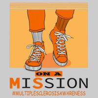 Multiple Sclerosis Ms Awareness Walk On Mission Tie-Dye T-Shirt