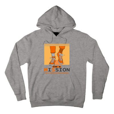 Multiple Sclerosis Ms Awareness Walk On Mission Tall Hoodie