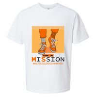 Multiple Sclerosis Ms Awareness Walk On Mission Sueded Cloud Jersey T-Shirt