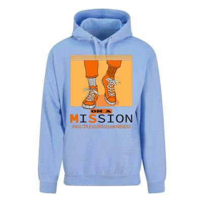 Multiple Sclerosis Ms Awareness Walk On Mission Unisex Surf Hoodie