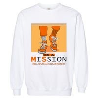 Multiple Sclerosis Ms Awareness Walk On Mission Garment-Dyed Sweatshirt