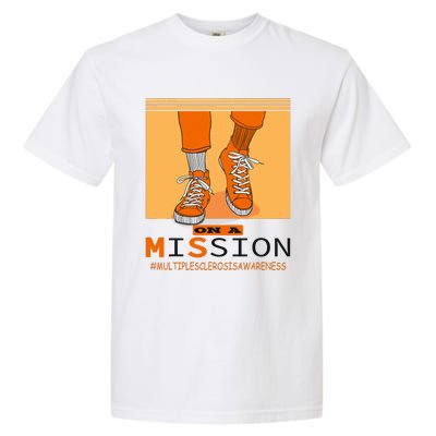 Multiple Sclerosis Ms Awareness Walk On Mission Garment-Dyed Heavyweight T-Shirt