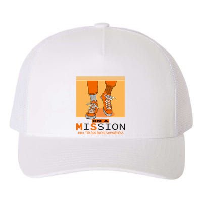 Multiple Sclerosis Ms Awareness Walk On Mission Yupoong Adult 5-Panel Trucker Hat