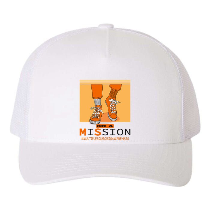 Multiple Sclerosis Ms Awareness Walk On Mission Yupoong Adult 5-Panel Trucker Hat