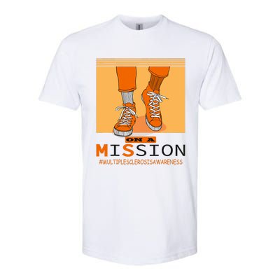 Multiple Sclerosis Ms Awareness Walk On Mission Softstyle CVC T-Shirt