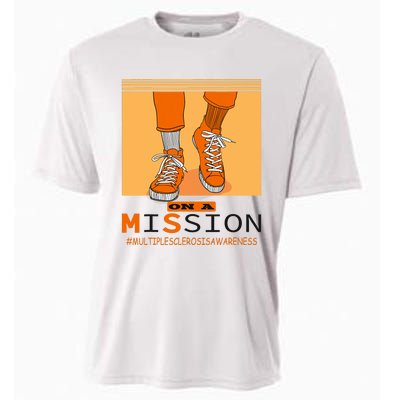 Multiple Sclerosis Ms Awareness Walk On Mission Cooling Performance Crew T-Shirt