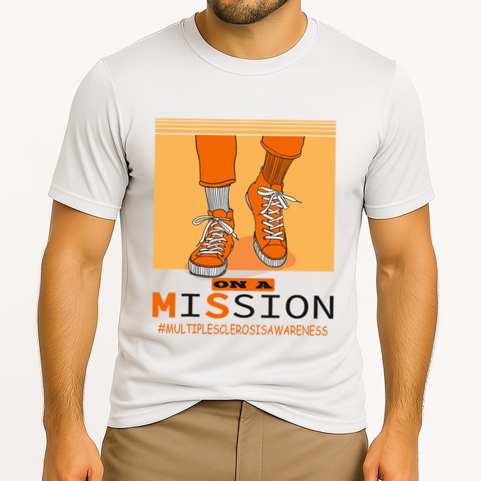 Multiple Sclerosis Ms Awareness Walk On Mission Performance Shirt