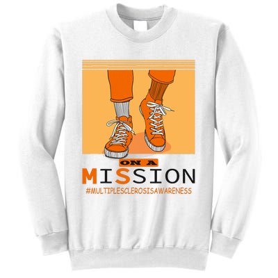 Multiple Sclerosis Ms Awareness Walk On Mission Sweatshirt