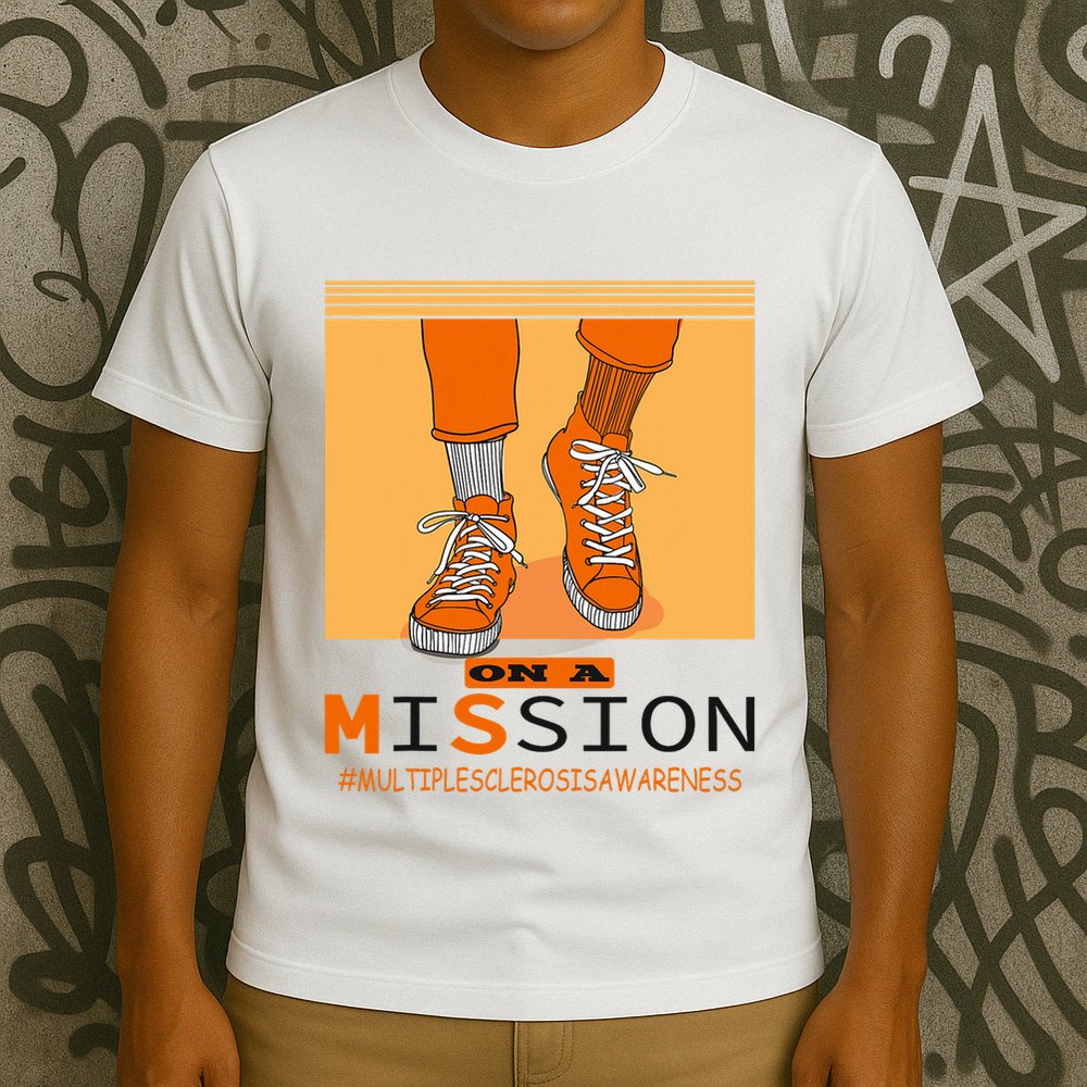 Multiple Sclerosis Ms Awareness Walk On Mission T-Shirt