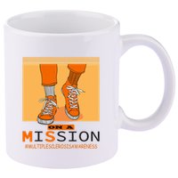 Multiple Sclerosis Ms Awareness Walk On Mission 11oz C Handle Ceramic Mug