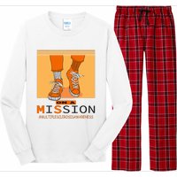 Multiple Sclerosis Ms Awareness Walk On Mission Long Sleeve Pajama Set