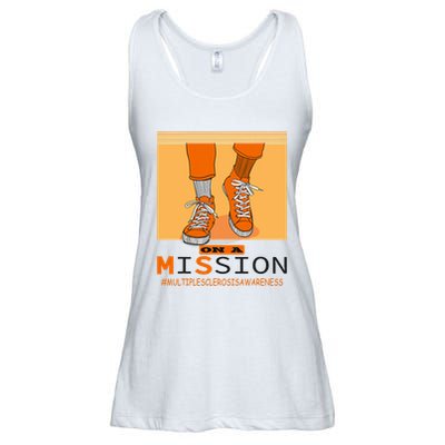 Multiple Sclerosis Ms Awareness Walk On Mission Ladies Essential Flowy Tank