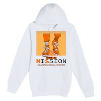 Multiple Sclerosis Ms Awareness Walk On Mission Premium Pullover Hoodie