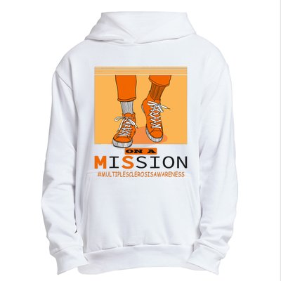 Multiple Sclerosis Ms Awareness Walk On Mission Urban Pullover Hoodie