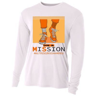 Multiple Sclerosis Ms Awareness Walk On Mission Cooling Performance Long Sleeve Crew