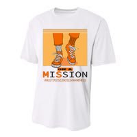 Multiple Sclerosis Ms Awareness Walk On Mission Performance Sprint T-Shirt