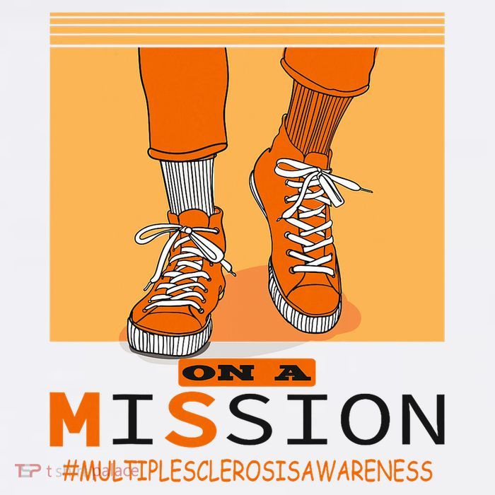 Multiple Sclerosis Ms Awareness Walk On Mission Premium T-Shirt