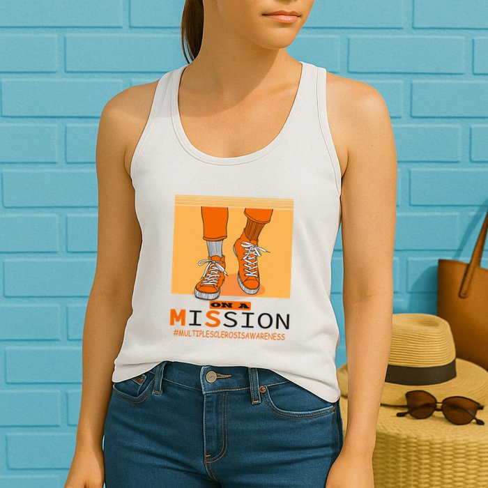 Multiple Sclerosis Ms Awareness Walk On Mission Womens Tank Top
