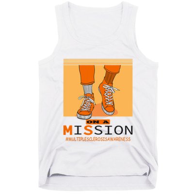 Multiple Sclerosis Ms Awareness Walk On Mission Tank Top