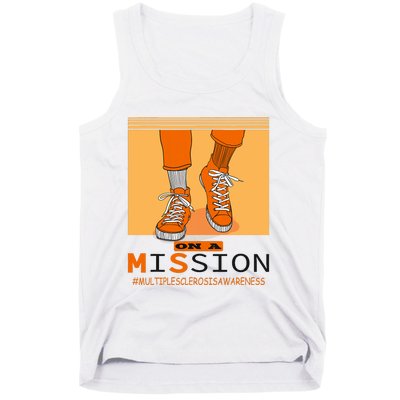 Multiple Sclerosis Ms Awareness Walk On Mission Tank Top