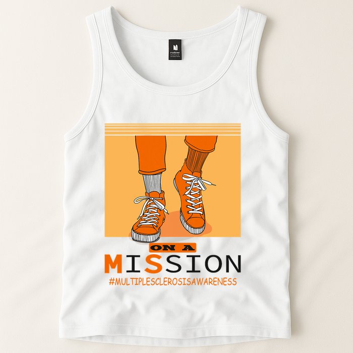 Multiple Sclerosis Ms Awareness Walk On Mission Tank Top