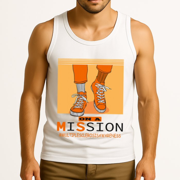 Multiple Sclerosis Ms Awareness Walk On Mission Tank Top