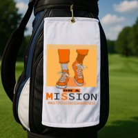 Multiple Sclerosis Ms Awareness Walk On Mission Golf Towel