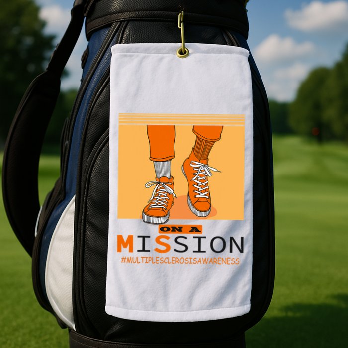 Multiple Sclerosis Ms Awareness Walk On Mission Golf Towel