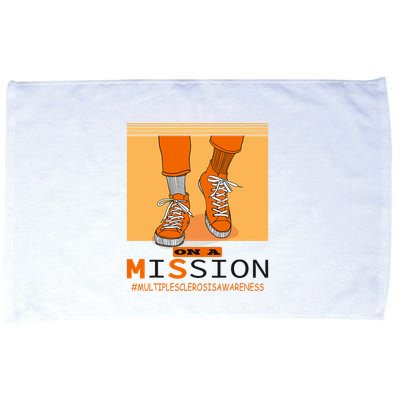 Multiple Sclerosis Ms Awareness Walk On Mission Microfiber Hand Towel