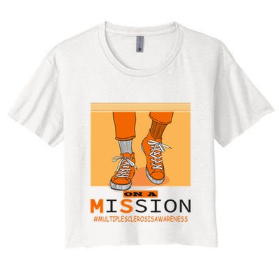 Multiple Sclerosis Ms Awareness Walk On Mission Crop Top