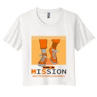 Multiple Sclerosis Ms Awareness Walk On Mission Crop Top