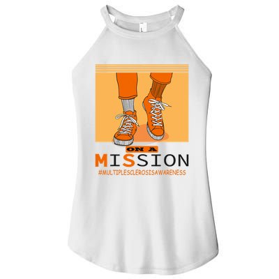 Multiple Sclerosis Ms Awareness Walk On Mission Women's Perfect Tri Rocker Tank